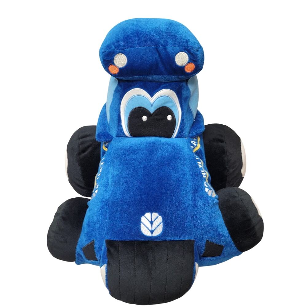 Pillow Pets 2013 New Holland Blue Tractor Plush Pillow Stuffed Animal Farm Toy